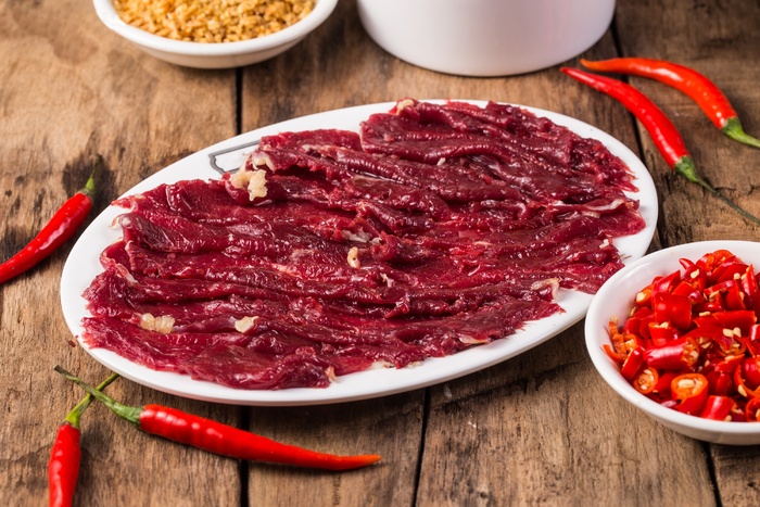 火锅菜品配菜牛肉丝肥牛卷牛肉卷涮牛肉