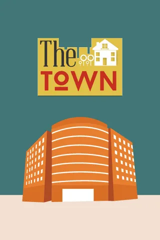 街道建筑矢量扁平插画