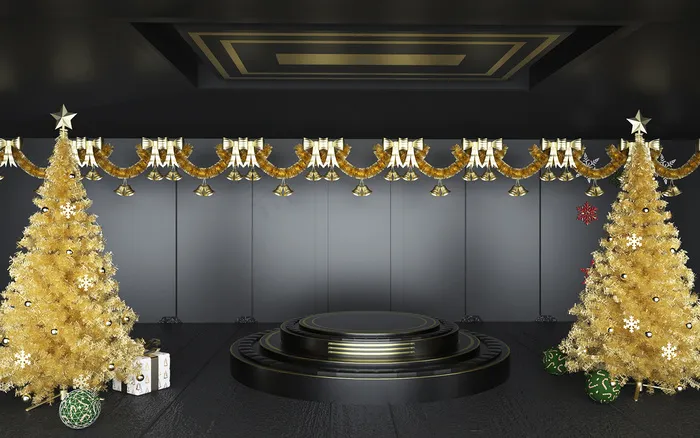 C4D电商场景模型渲染背景