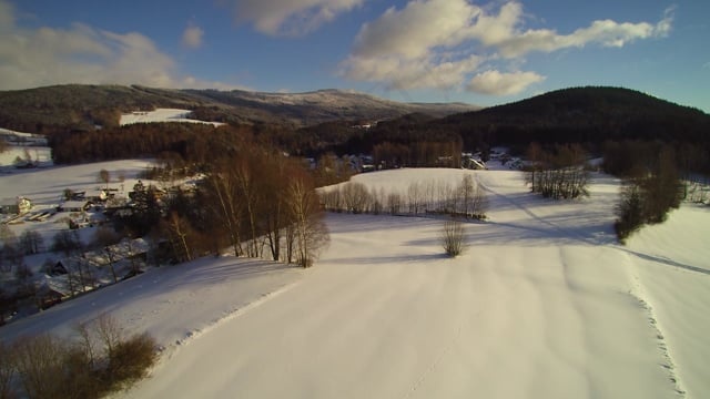 无人驾驶飞机, 无人机飞行, 冬天, 冬季景观, 雪, 雪景