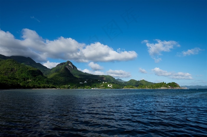 海水天空风景图