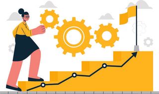 扁平化人物场景办公互联网等距ai矢量设计网页海报UI素材插画