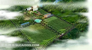 养殖场效果图背景图片