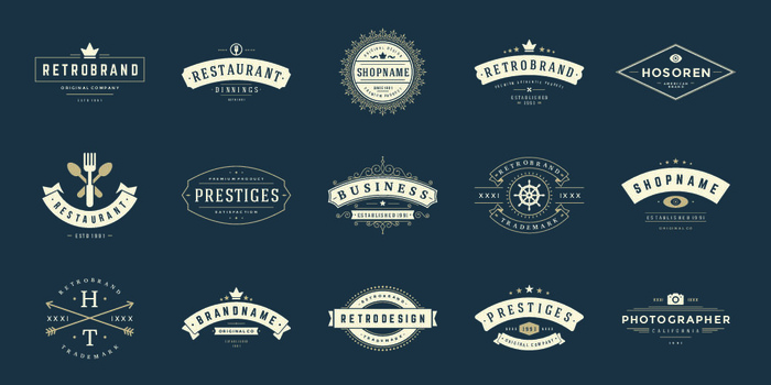 设计勋章标志素材