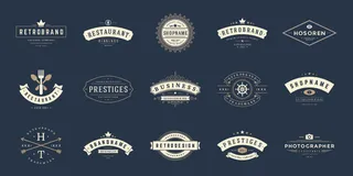 设计勋章标志素材