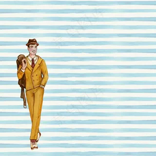 卡通人物封面设计图片