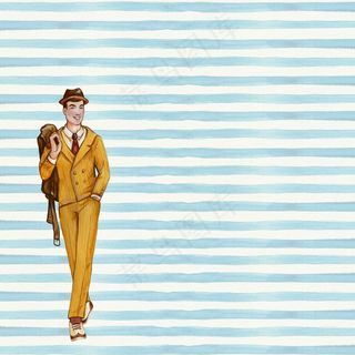 卡通人物封面设计图片