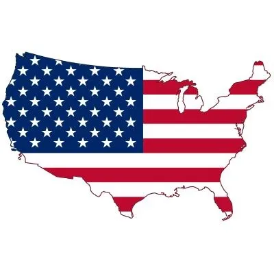 美国地图 PNG免抠(400x400)