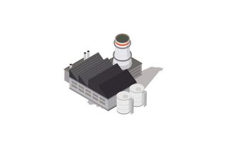 分析图素材图标集合景观建筑立面插画场景AI矢量图形设计