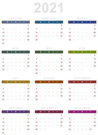 日历 2022 年 PNG免抠