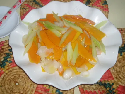 1717西芹百合炒南瓜gf