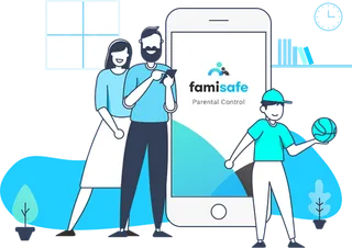 儿童监护科技软件人物科技kv主视觉素材