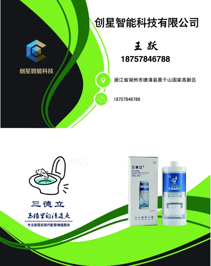 蓝色科技名片psd模版下载