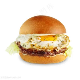 鸡蛋汉堡高清图片西餐图片