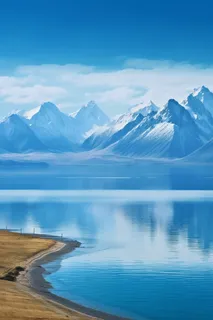 赛里木湖摄影图