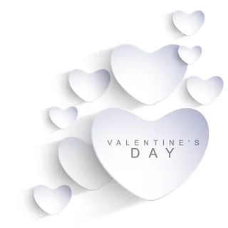 情人节白心