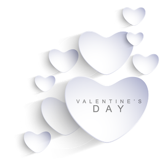 情人节白心