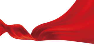 红色飘带免扣素材