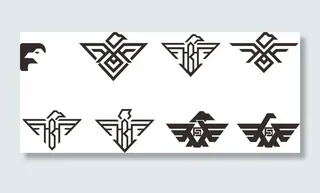 男装牛仔裤皮牌设计CDR矢量图图片