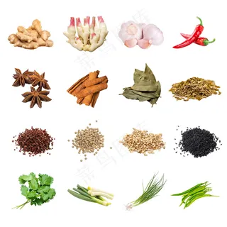 中国风、蔬菜、菜谱、调料、作料海报