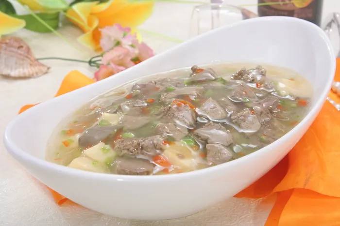 肥鹅肝烧鸡蛋豆腐 18元