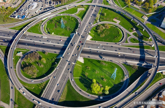 好看的环形公路图片