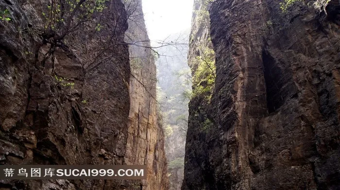 太行山峡谷风景素材