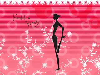 粉花背景CalisthenicsMM_2005