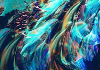 抽象艺术油漆颜料混色流体简笔背景