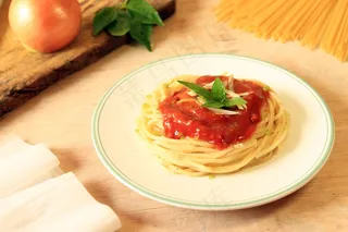 番茄汁意大利面图片