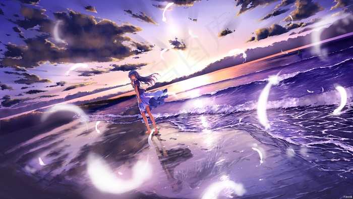 813海边美少女