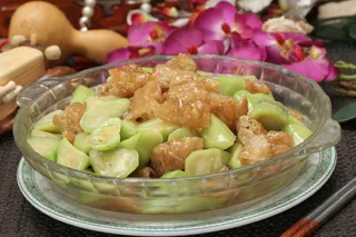 老油条炒丝瓜  10元 (3)