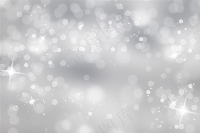银色渐变圆形光斑背景高清图片