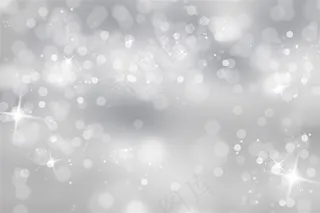 银色渐变圆形光斑背景高清图片