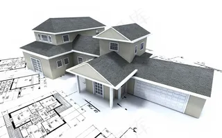 建筑模型CAD图纸高清图片