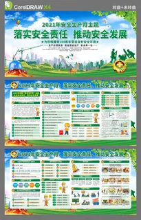 安全生产月 宣传栏