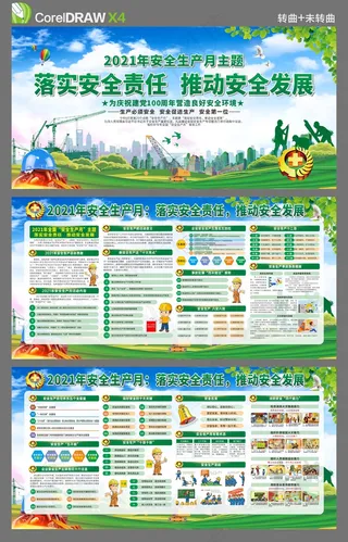 安全生产月 宣传栏