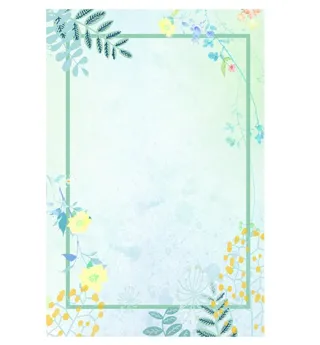 绿色清新海报背景