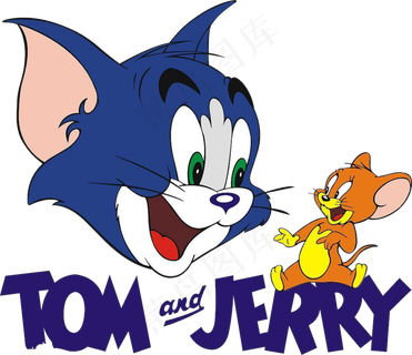 彩色动漫猫和老鼠图片