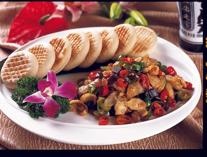 1009CS-0159辣子咸菜炒鲍贝