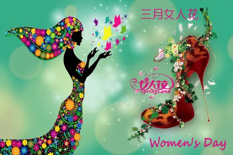 三八妇女节女神节psd背景 三八妇女节女神节psd背景