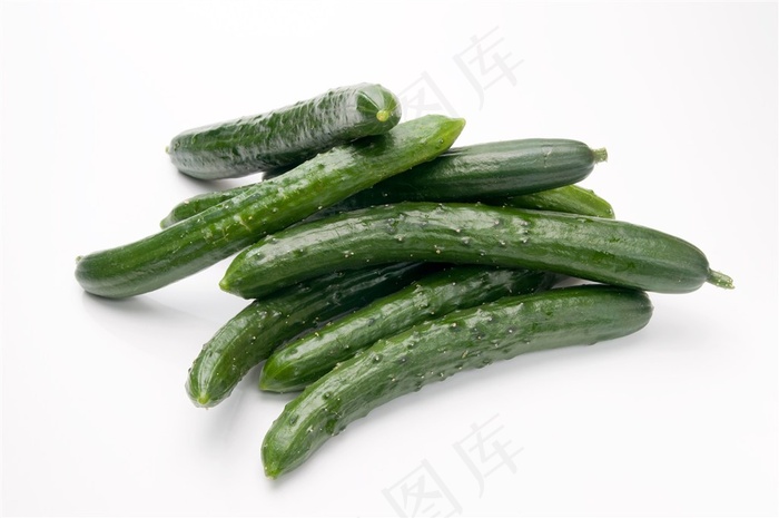 新鲜的黄瓜摄影图片