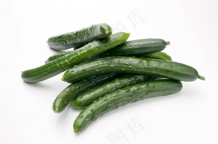 新鲜的黄瓜摄影图片