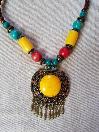 复古民族项链图片