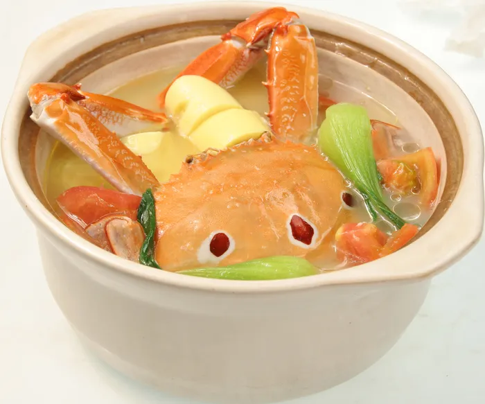 西红柿鲜蟹锅28元
