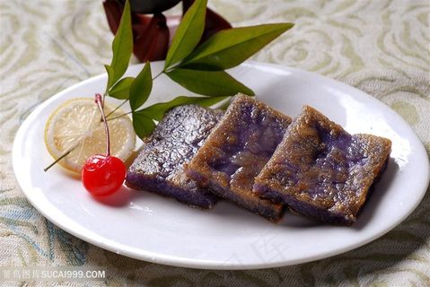 荔脯香芋糕的美食图片