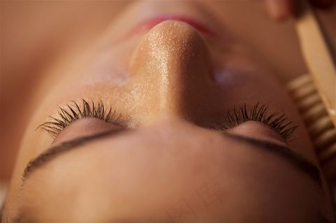 修眉的时尚女性素材