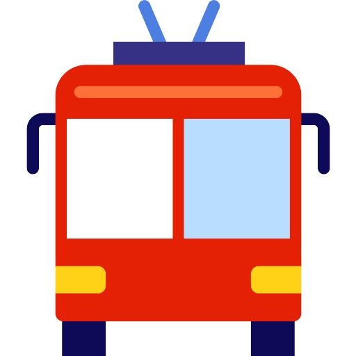 无轨电车 PNG免抠(512x512)