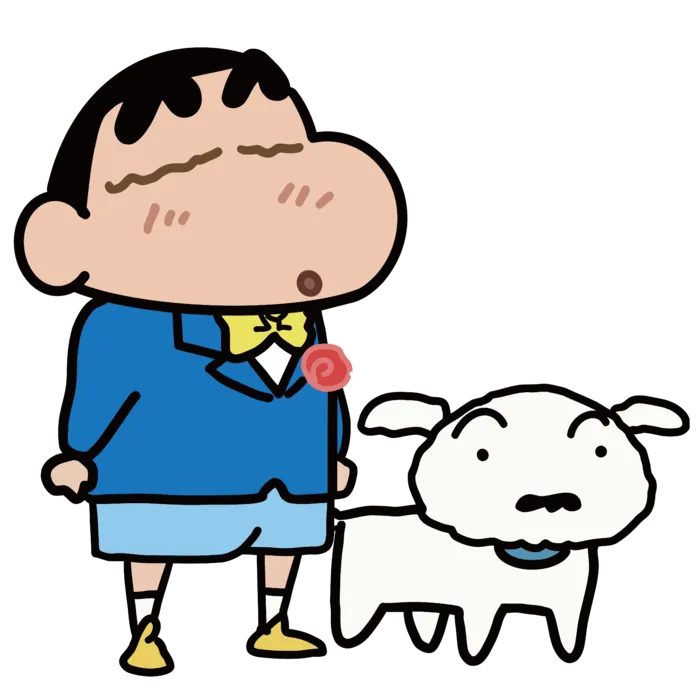 蜡笔小新可爱动画人物免扣素材