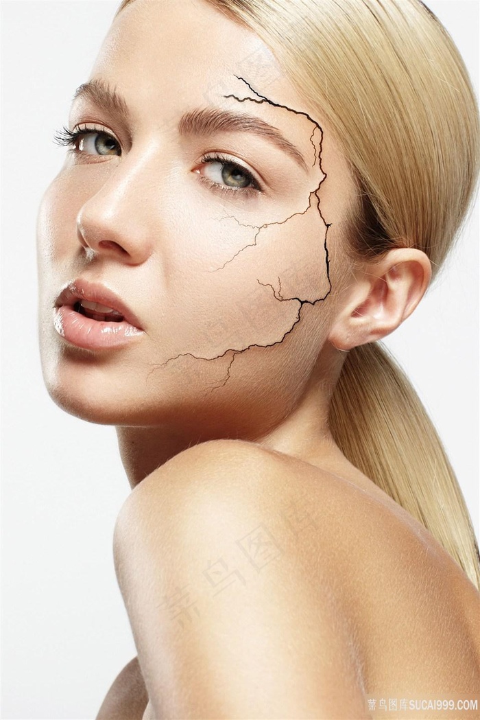 欧美美女模特整容效果图图片